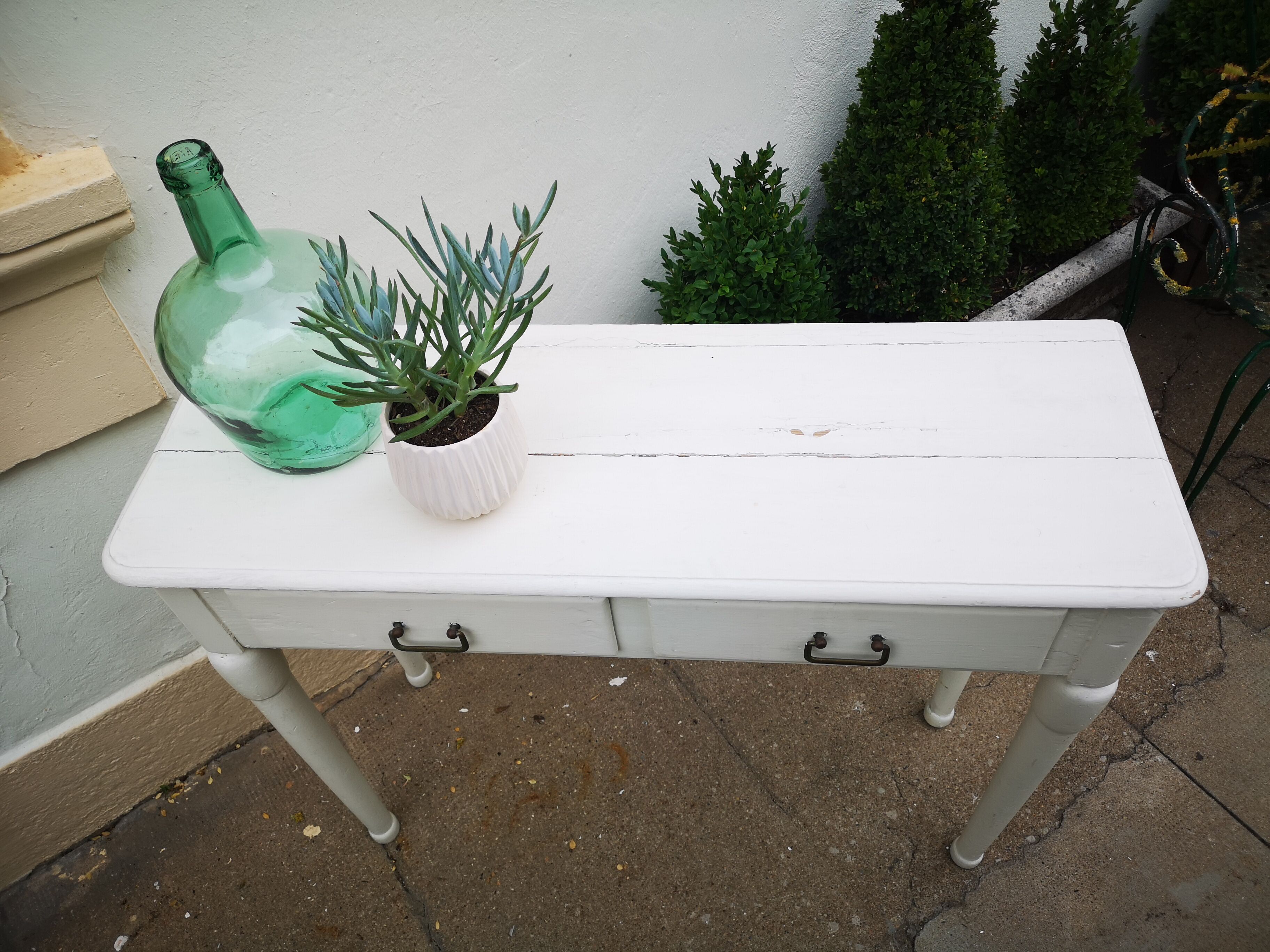 Vintage wooden console