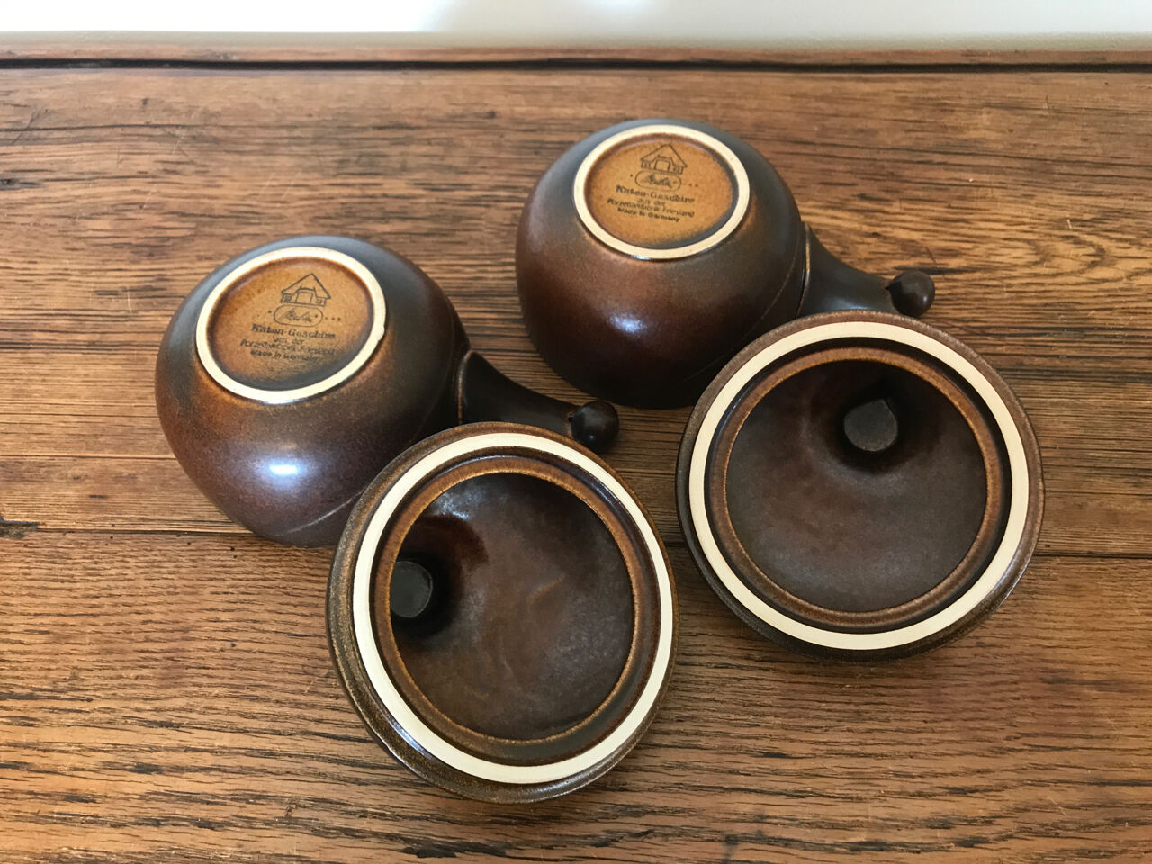 Vintage set of soup bowls by Friesland Melitta Germany