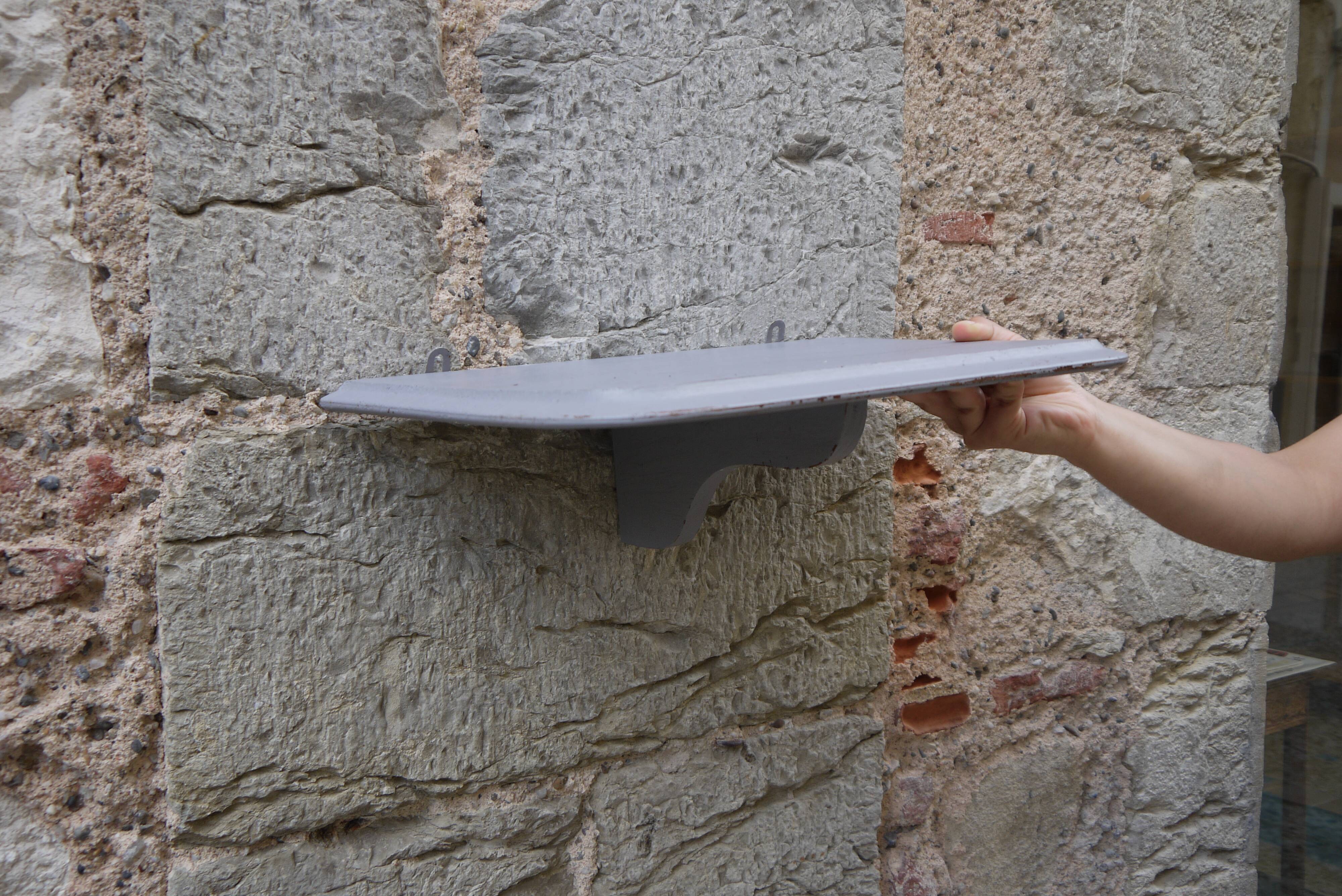 Rustic wooden wall mount