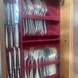 Set of Christofle silver-plated cutlery.