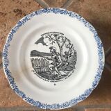 Series of 12 dessert plates