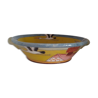 Vintage Alsatian pottery bowl