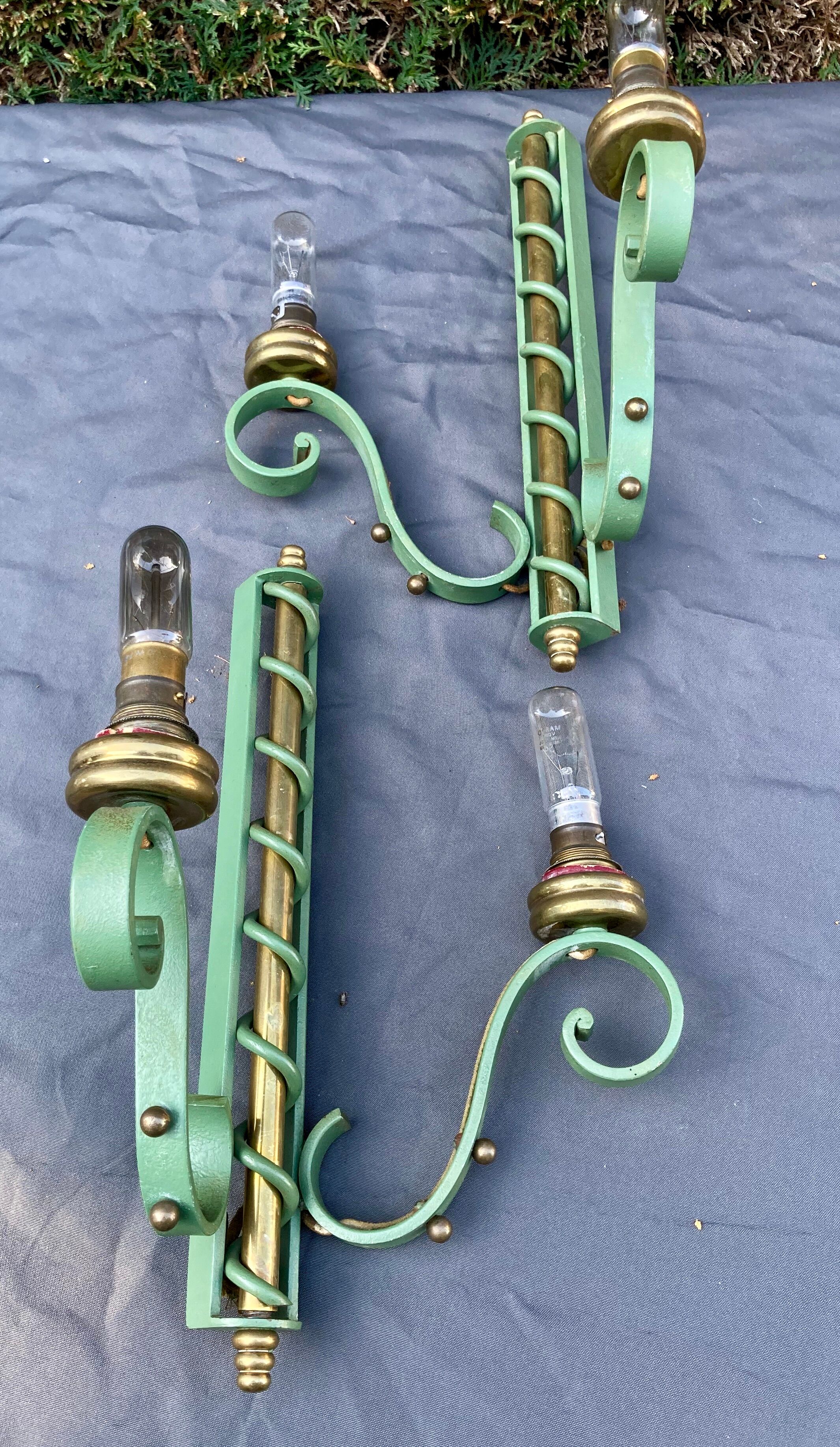 Pair of wall lamps 1940/1950