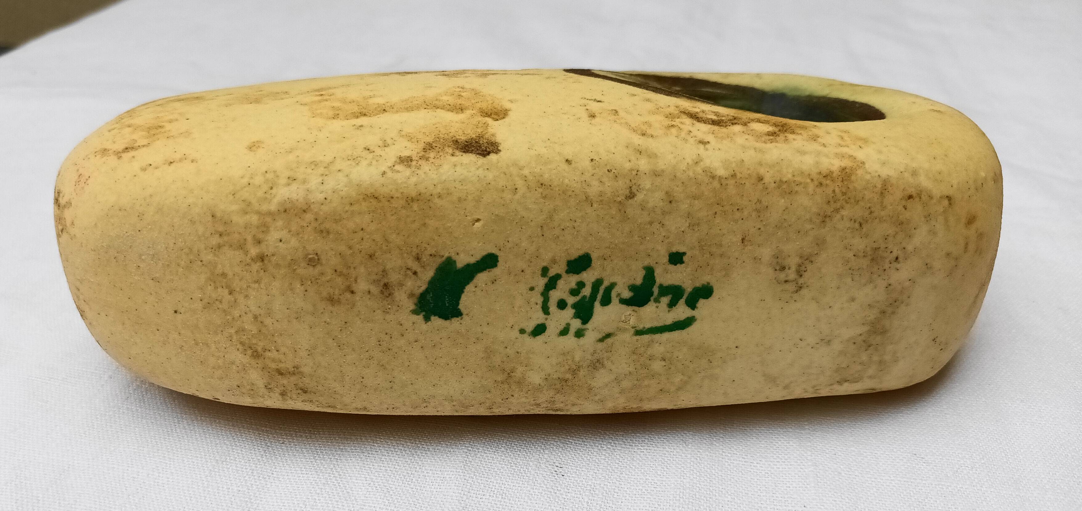 Set of 2 ceramic pieces by Nikos Dazelidis, 60s