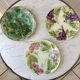 Trio of plates in old slurry late nineteenth century