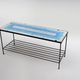 Mid-Century Mosaic Coffee Table with Metal Frame, France, 1950s