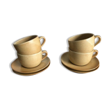 Set of 4 sandstone cups