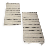 2 bedspreads 63 cm x 123 cm “handmade” wool whore
