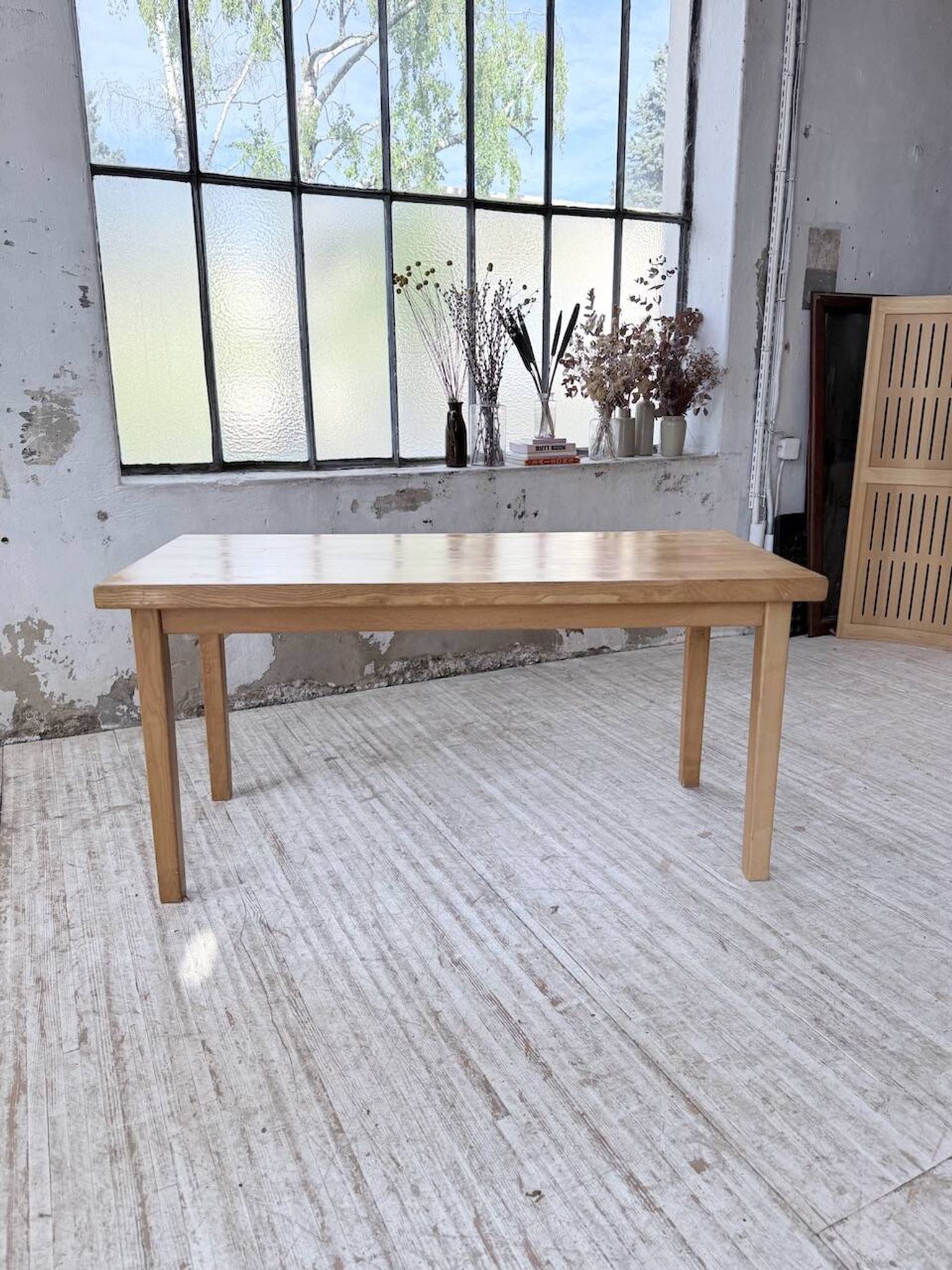 Solid elm farmhouse table 150cm