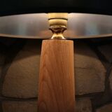Old wooden table lamp