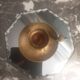 Vintage brass hand candle holder