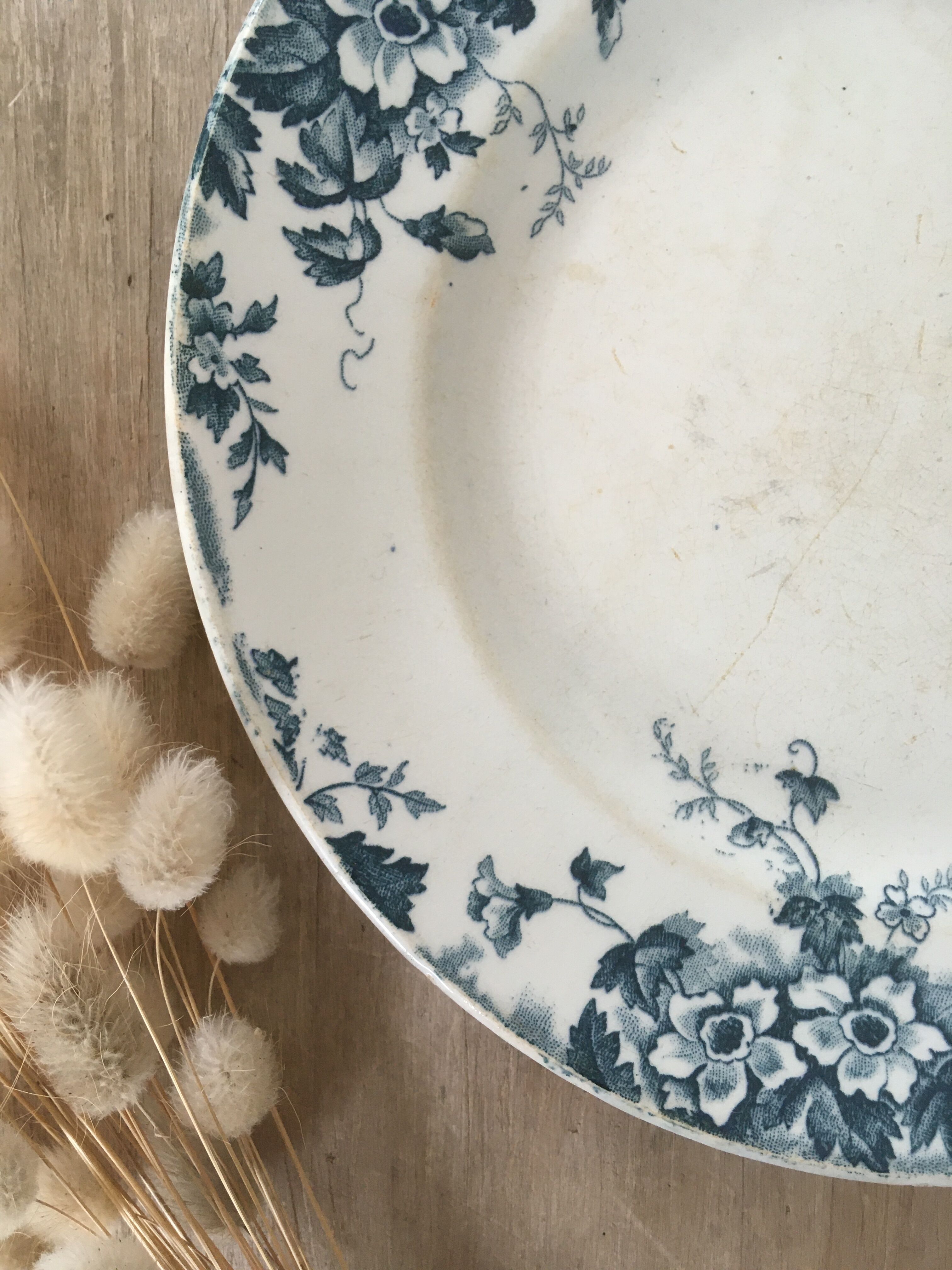 Lot 5 mismatched iron earth flat plates