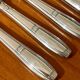 Ercuis, dessert cutlery, fruit and cheese, 36 art deco pieces