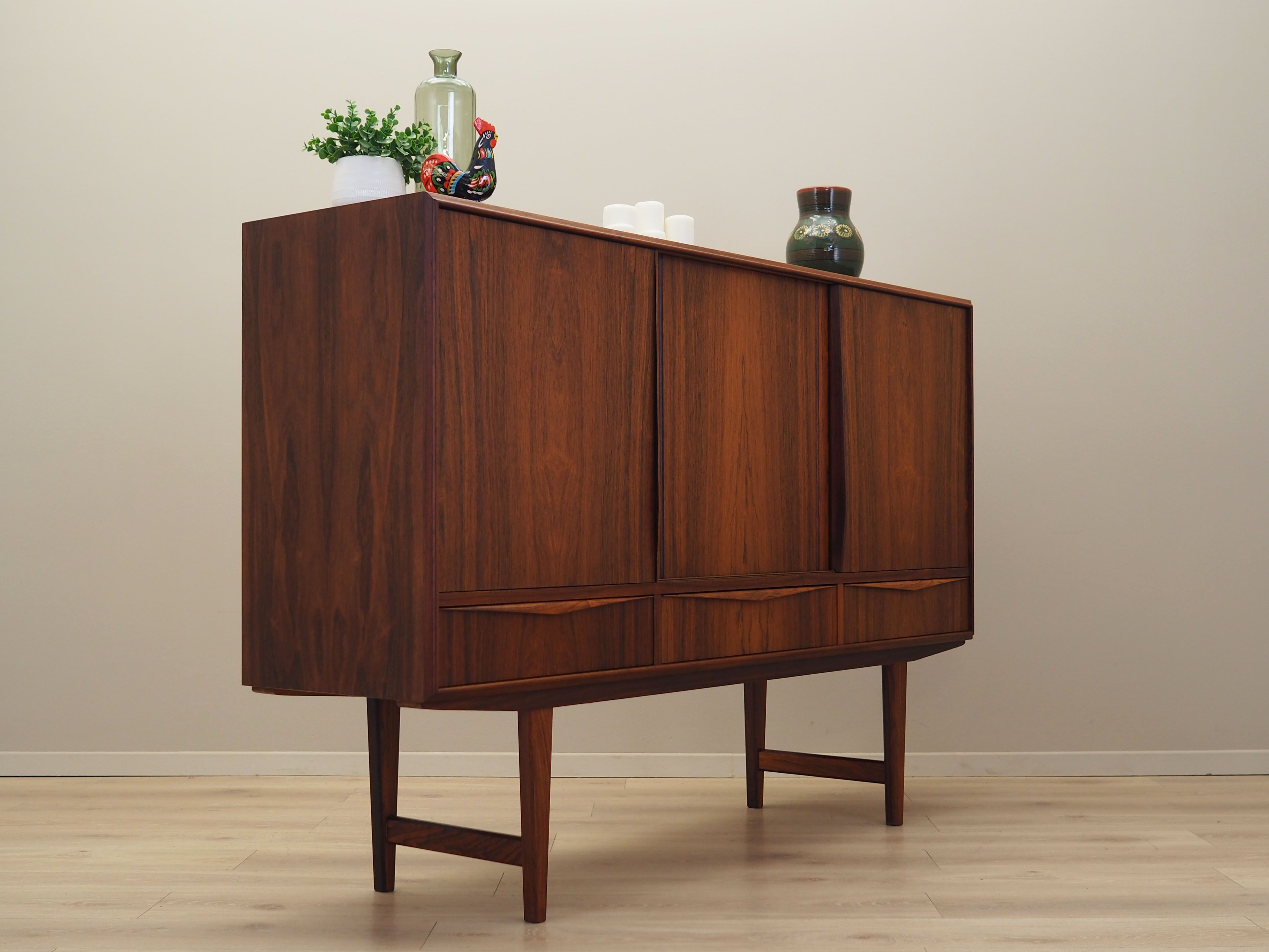 Rosewood highboard, Danish design, 1960s, designer: E.W. Bach