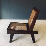 Low Modernist Folding Chairs by Pierre Jeanneret for Chandigarh, India, 1960s, Set of 2