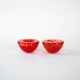 Set of glass candleholders, Swedish design, 1970s, manufactured by Kosta Bo