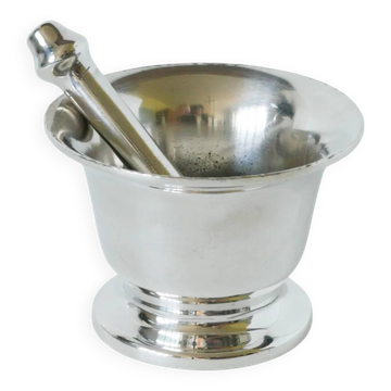 Silver-plated mortar and pestle, 1960
