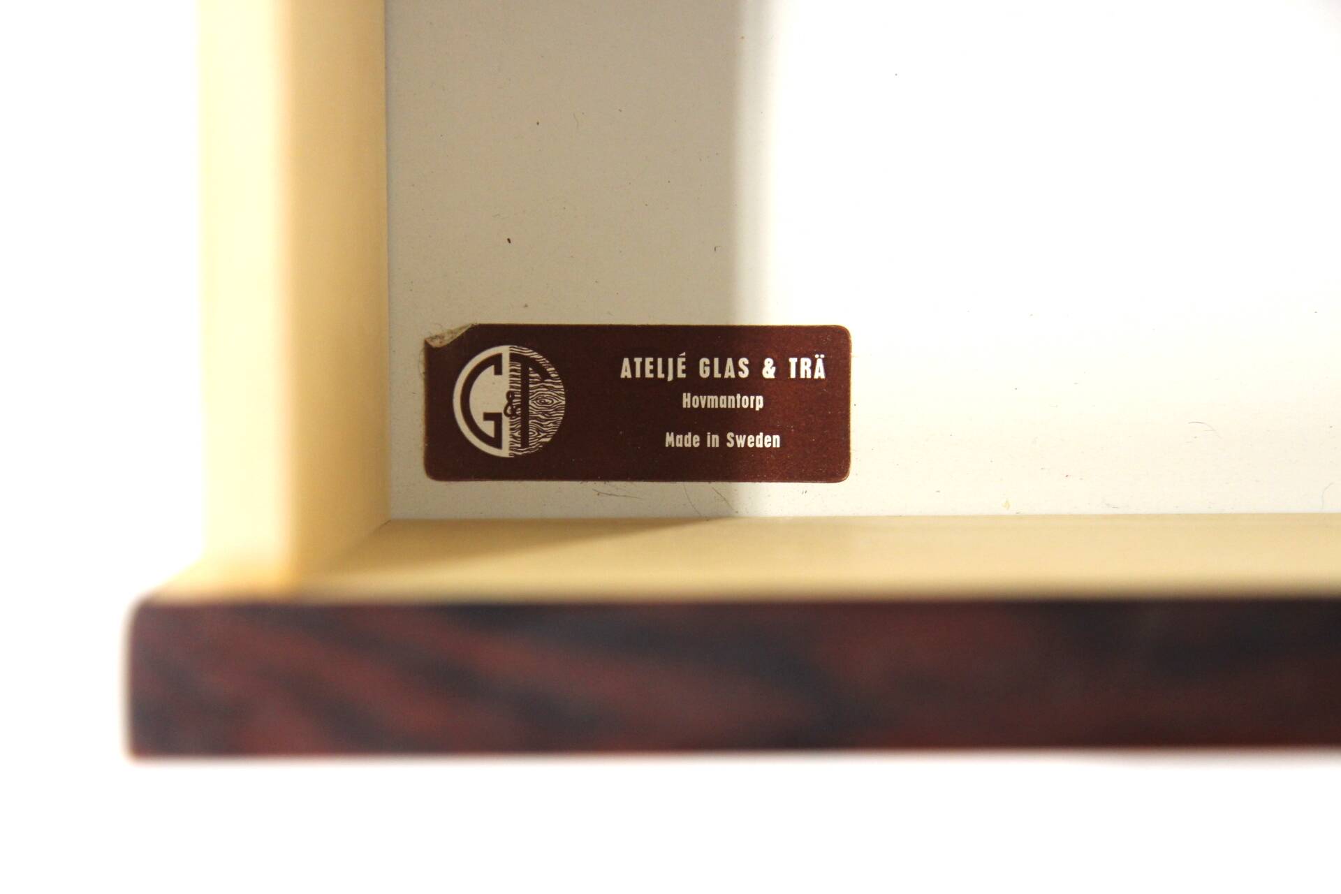 Scandinavian chest of drawers in rosewood, Glas & Trä, Sweden, 1960