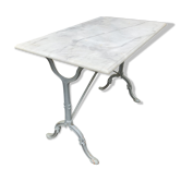 Table bistrot dessus marbre