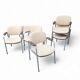 6 x rare arm chair / Röder und Söhne / 1970s / probably by Miller Borgsen