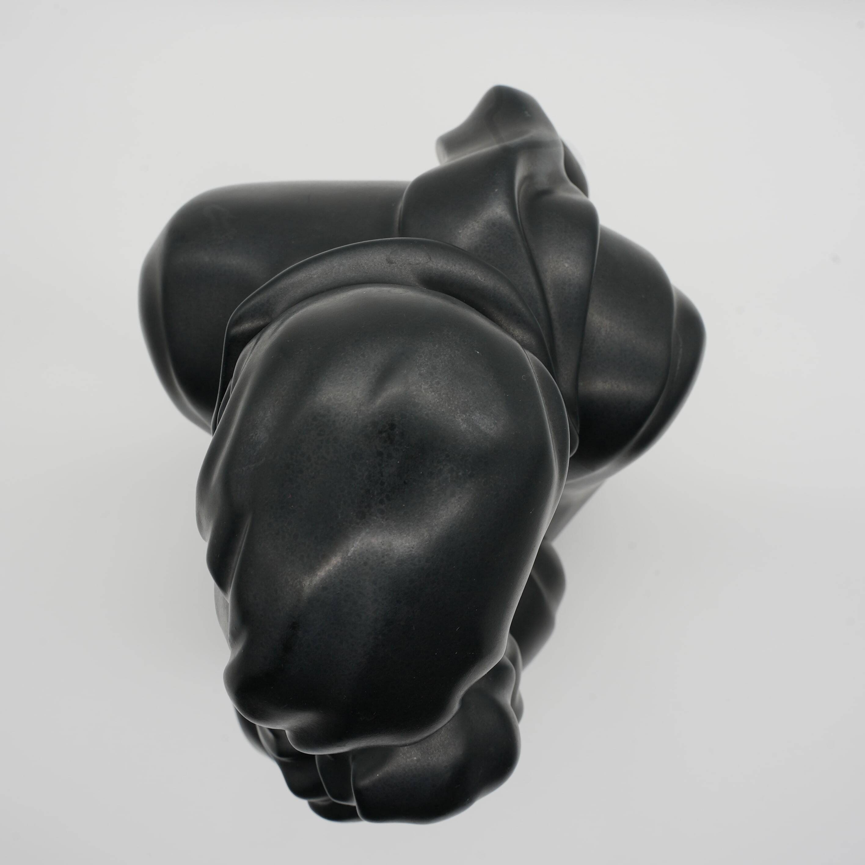 Figurine, loving couple, Scandinavian ceramic, 1970s