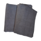 large hemp fabric dyed dark gray