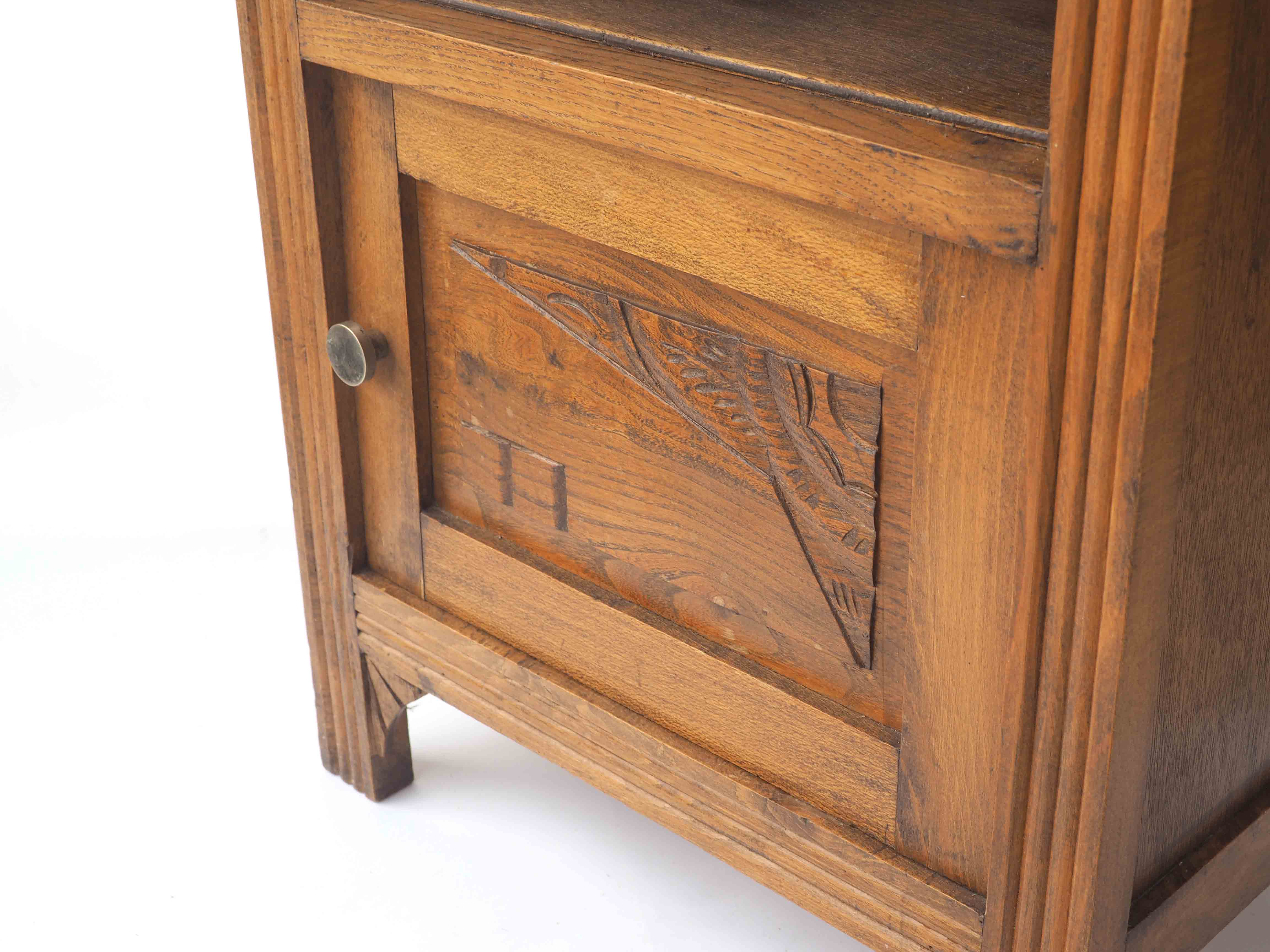 Bedside 1920 gray marble