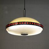 Space age plastic UFO ceiling lamp *** Massive *** Belgian design