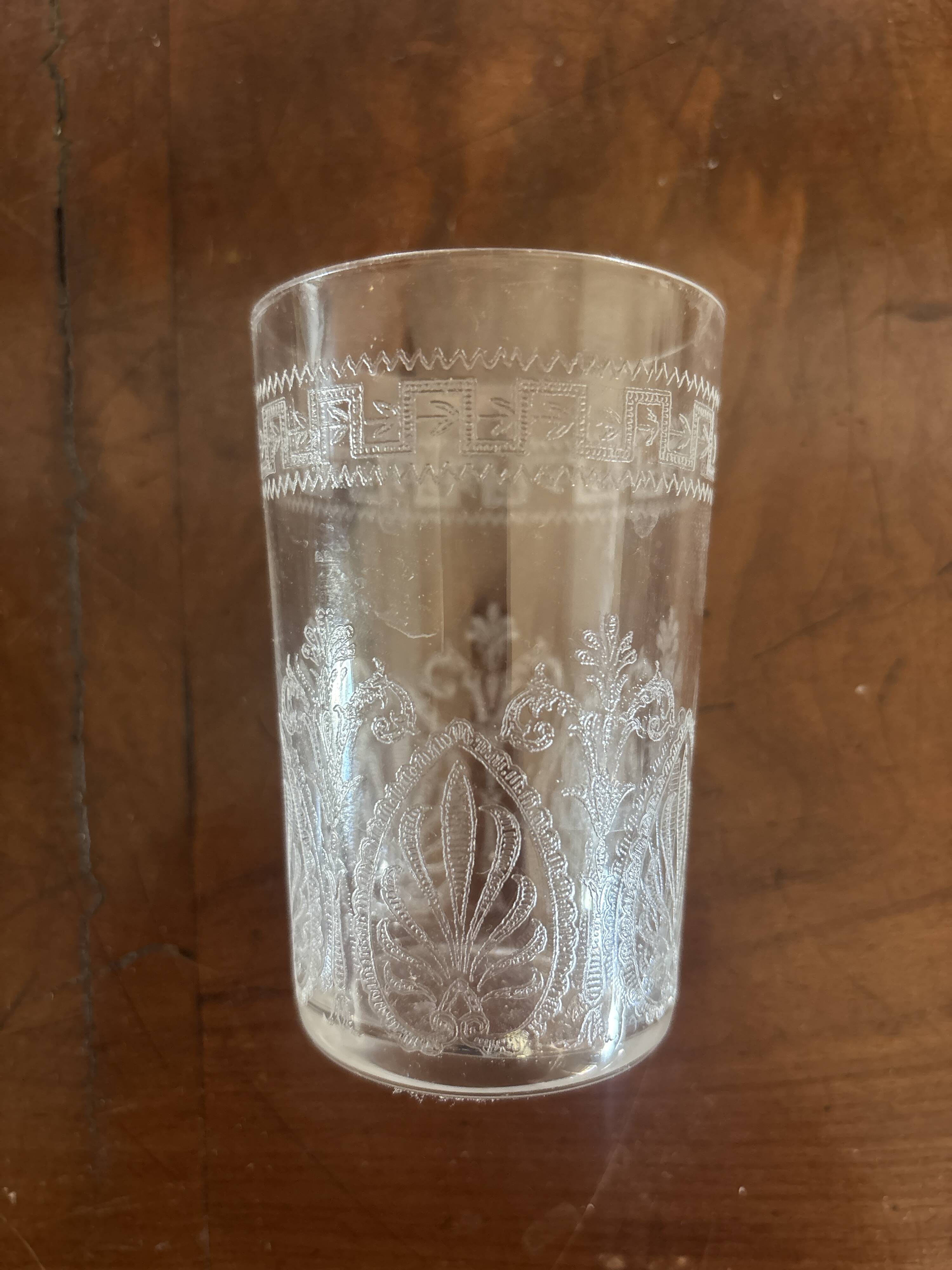 Verre à eau en cristal  Saint Louis
