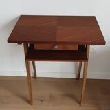 50s console table with compass feet