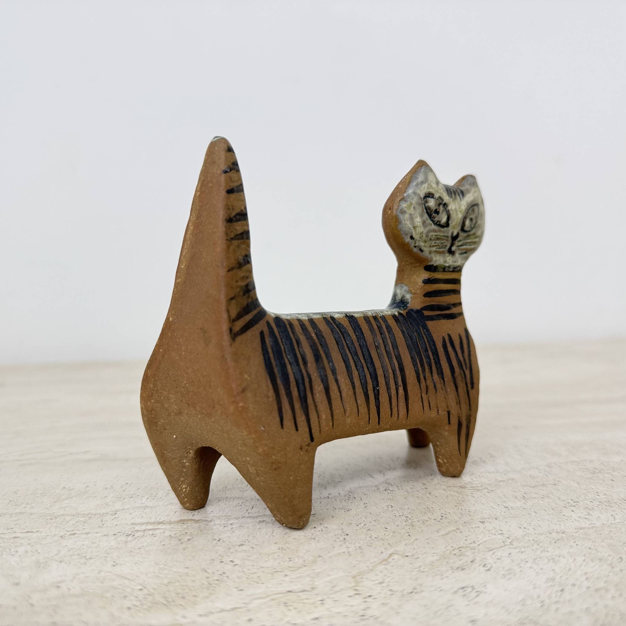 Lisa Larson Figurine de chat en céramique Gustavsberg Suède