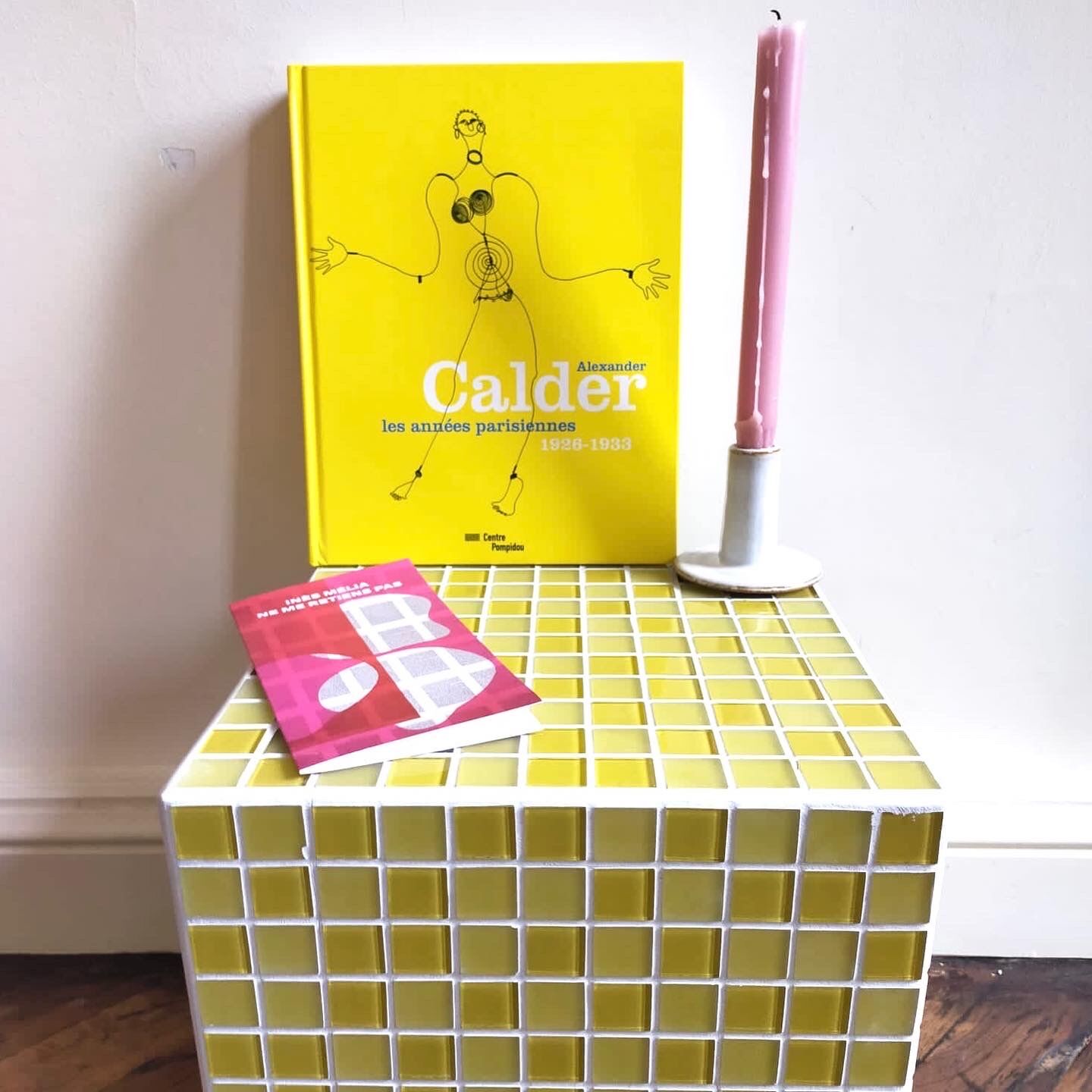 Table d'appoint carreaux mosaïque verre