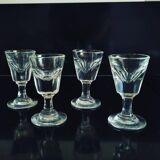 4 verres XIX