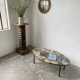1950s Madagascar aragonite coffee table
