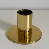 Pair of Goro gold wall or ceiling lights by Studio Mazza Gramigna Quattrifolio