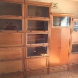Modular vintage bookcase of MD lockers (Martin Dupuy) -1950s