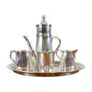 Silver Plated Sola Coffee Set, 1920s, Set of 5