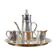 Silver Plated Sola Coffee Set, 1920s, Set of 5