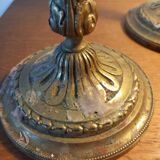 Pair of brass candlesticks