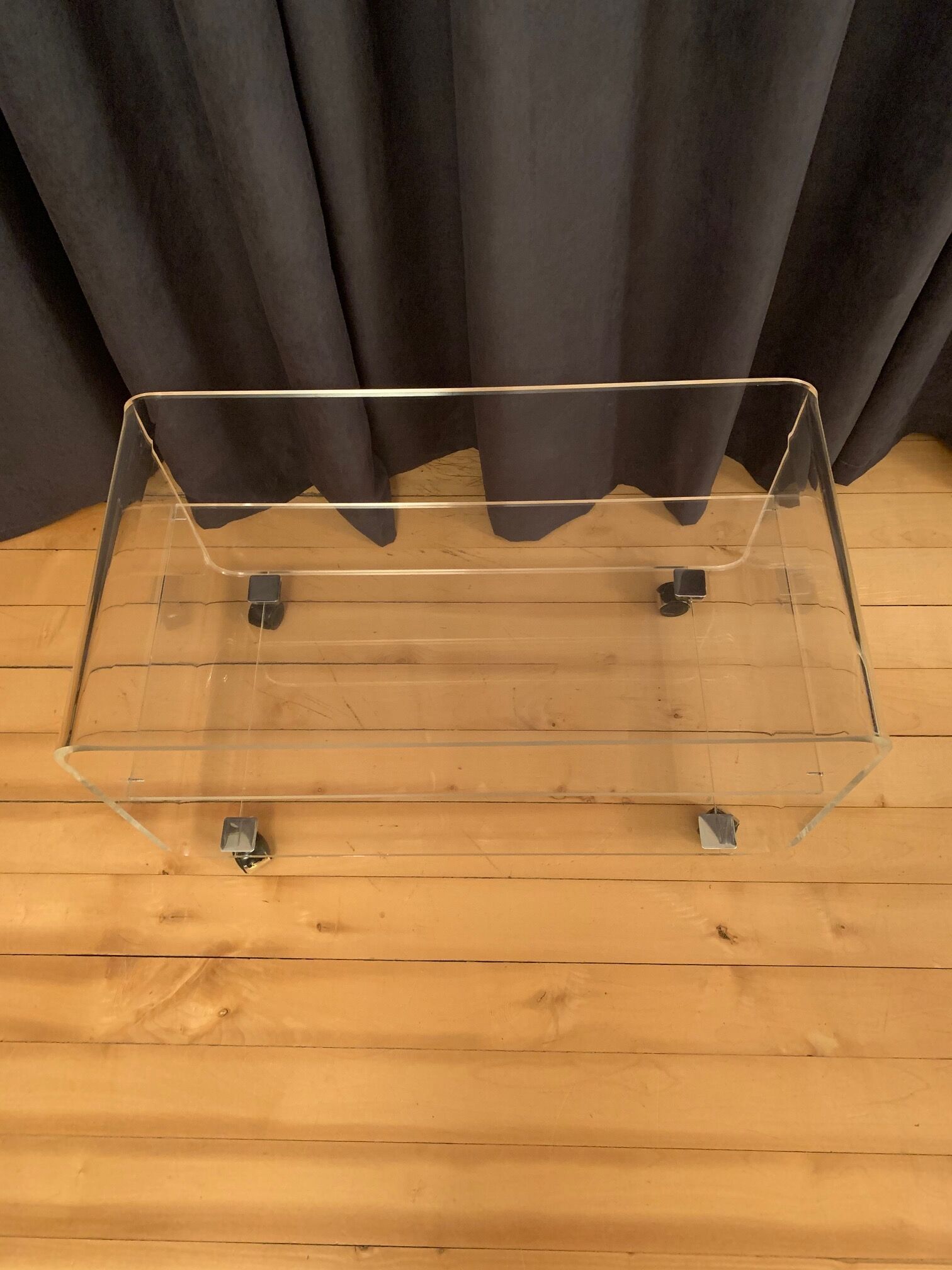 Lucite coffee table 70s