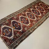 Vintage Tribal Luri Long runner 280x110 cm veg dye wool rug tribal cm handmade