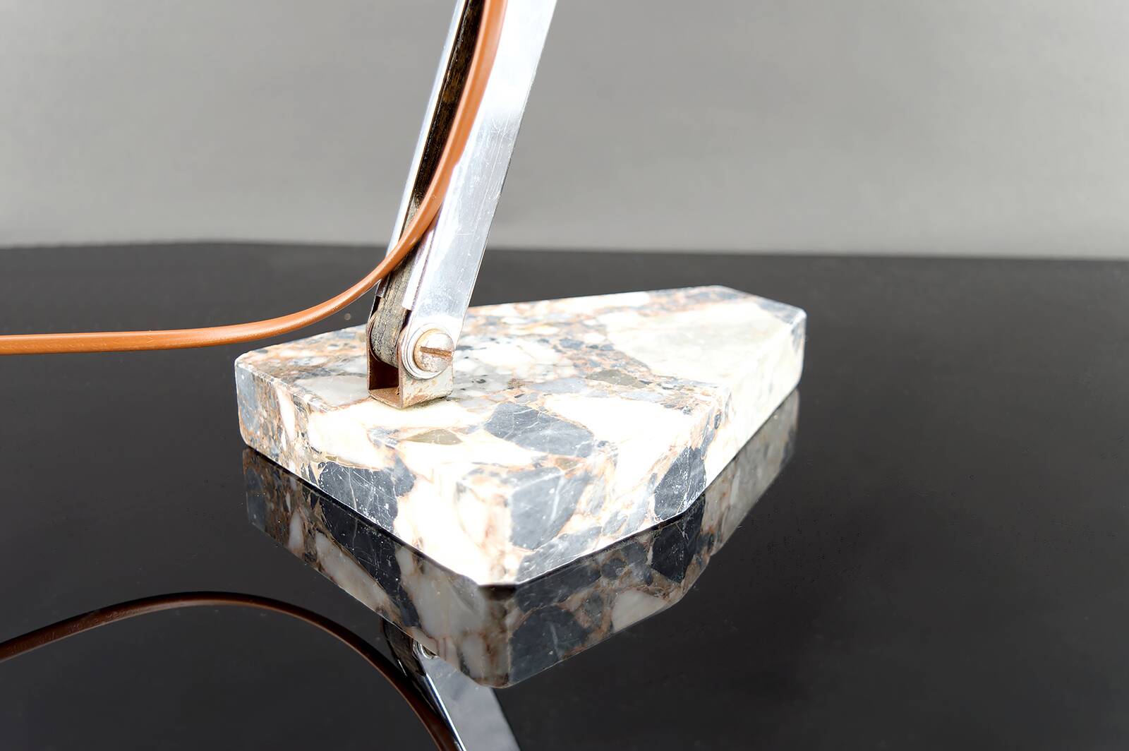 Important Art Deco Modernist Table Lamp, France, c. 1930