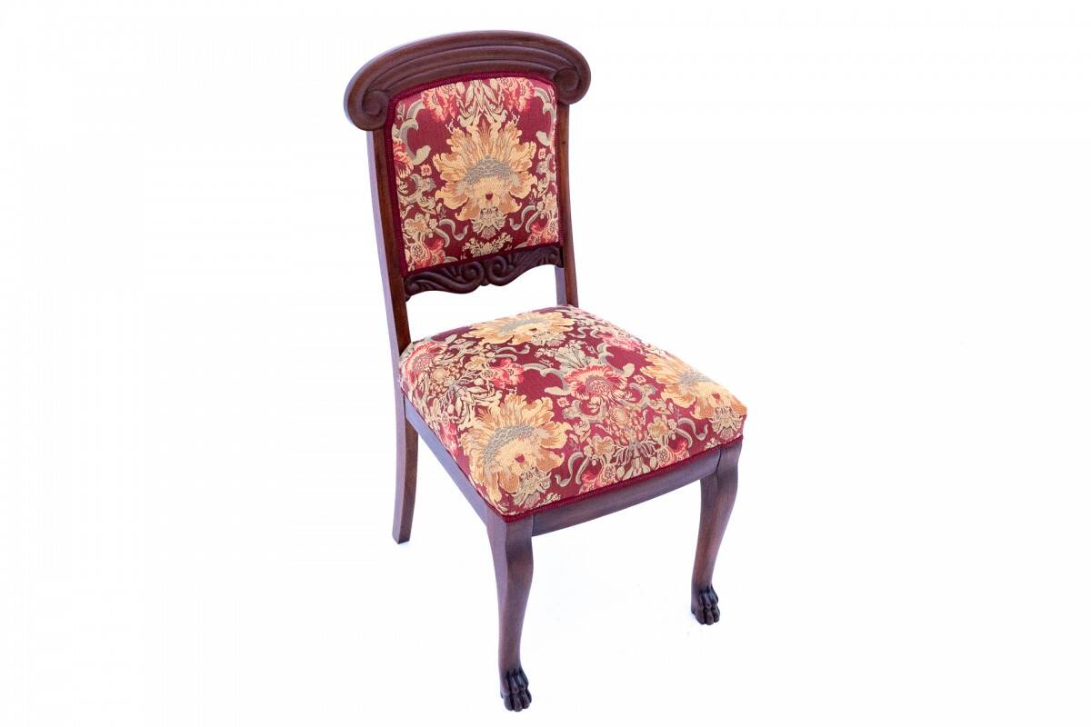 Antique chair, Northern Europe, circa 1890. After renovation.