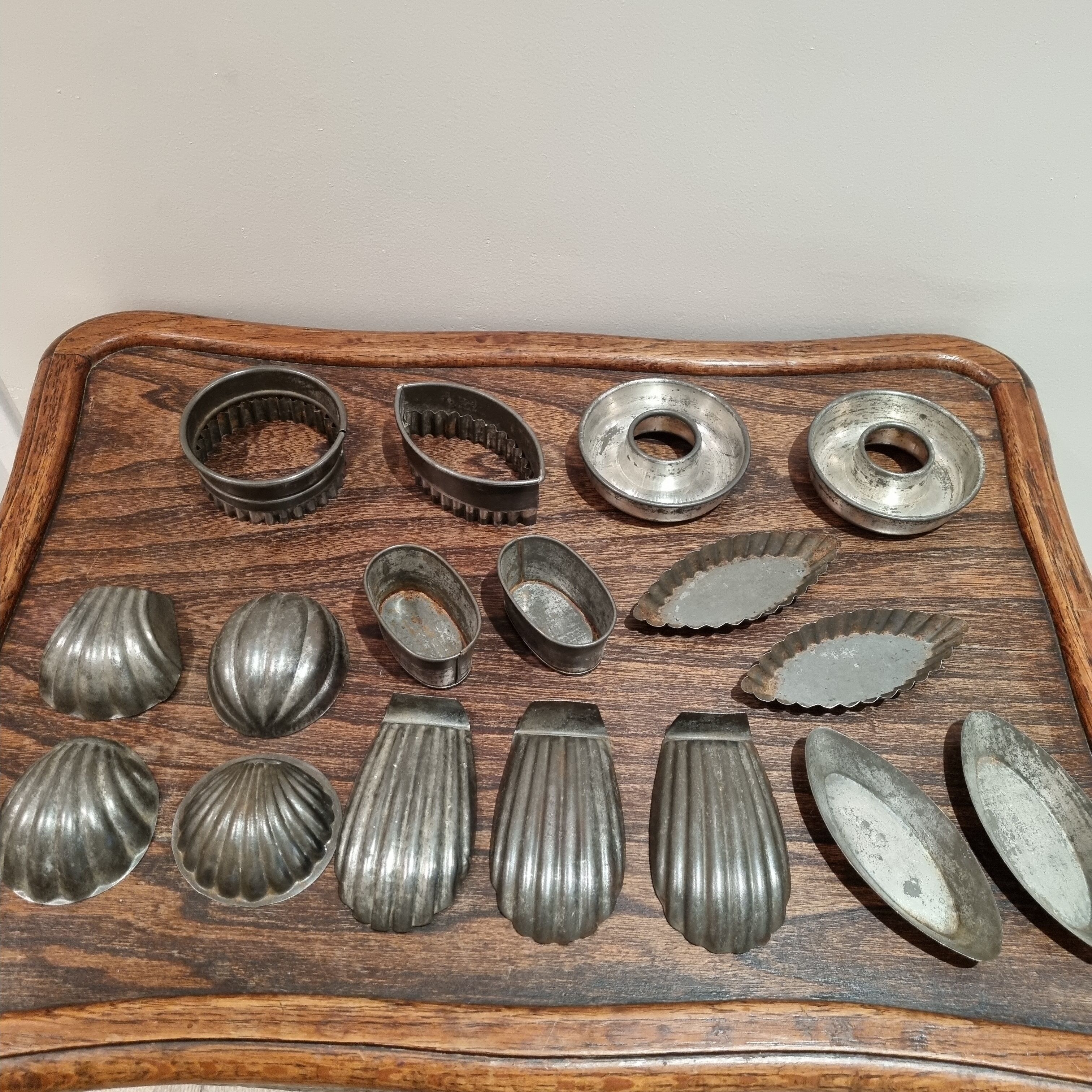 Old cake moulds pastry