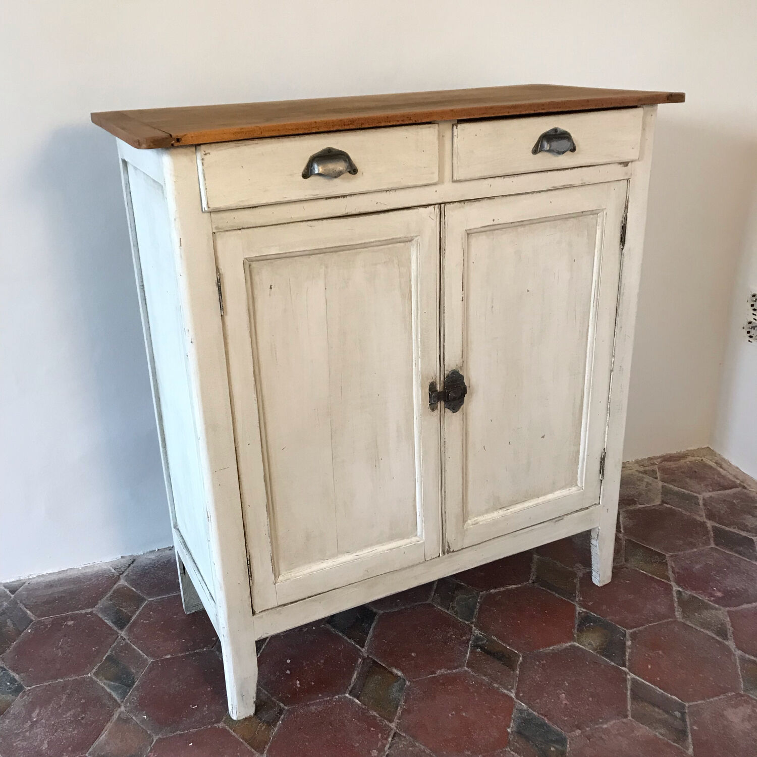 Parisian vintage white buffet
