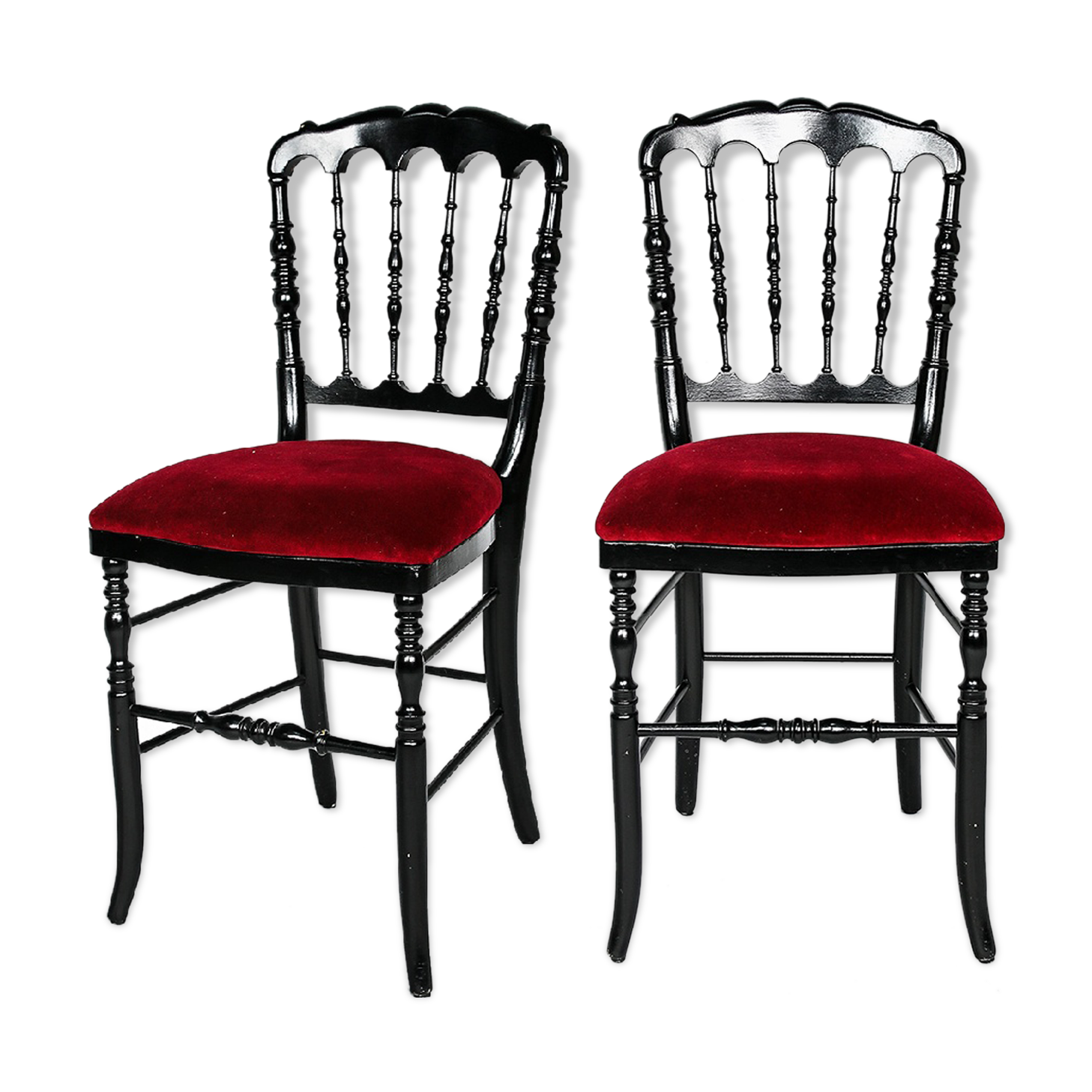 Lot 2 chaises Napoléon III par Collinet