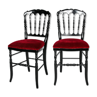 Lot 2 chaises Napoléon III par Collinet