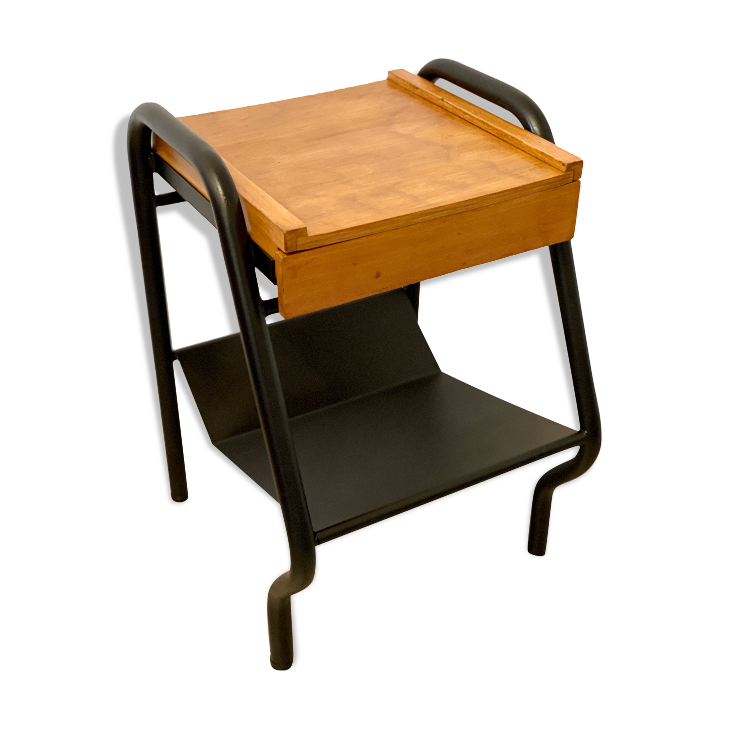 Vintage boarding school bedside