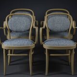 Ensemble de 4 chaises Gemla en hêtre, Suède 1970