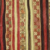 Turkish Anatolian Handmade Vintage Area Kilim Rug 216 cm x 160 cm